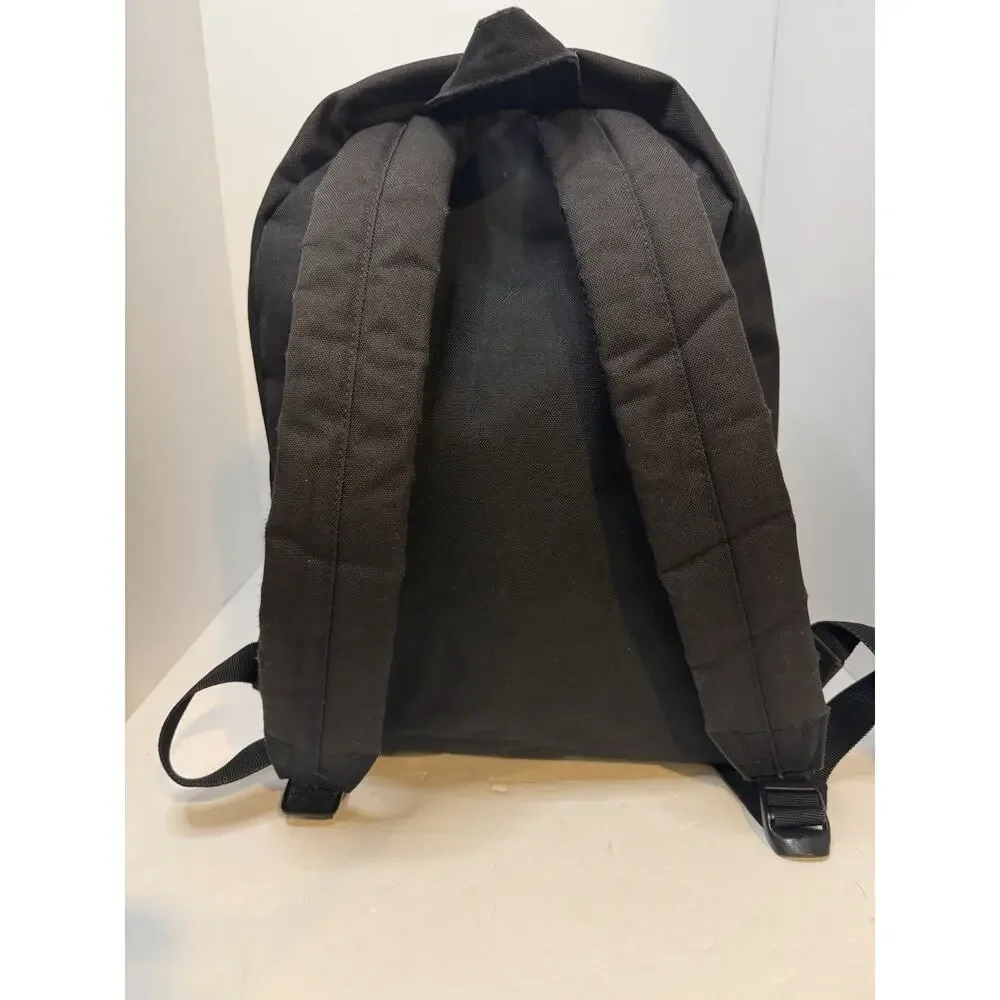Backpack Herschel Supply Co. Classic Black Front Storage Pocket Woven Label Used